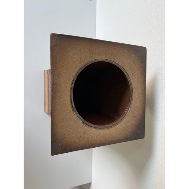 Vintage Ron Lederer Studio Pottery Sculptural Landscape Vase – Unsigned For Sale In Miami - Image 6 of 12