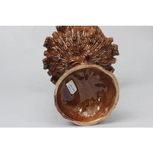 Vintage Brown Decorative Dish For Sale - Image 6 of 7