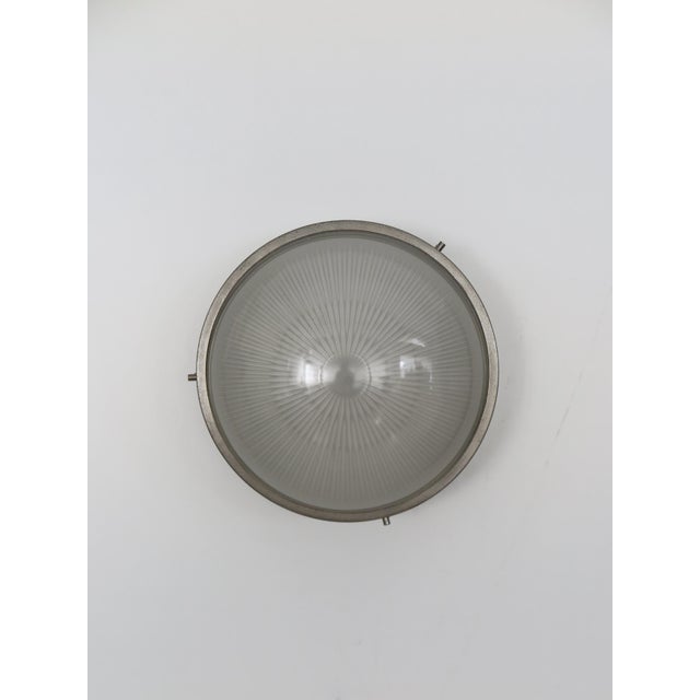 Mid-Century Modern Mid-Century Italian Sigma Lamp in Glass and Metal by Sergio Mazza for Artemide, 1960s For Sale - Image 3 of 9