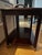 English Hickory Chair Company Mahogany Bar Cart With Antique Silver Tray For Sale - Image 3 of 8