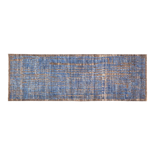 Moroccan Hand Knotted Wool Rug, 2'9"x8'3" For Sale