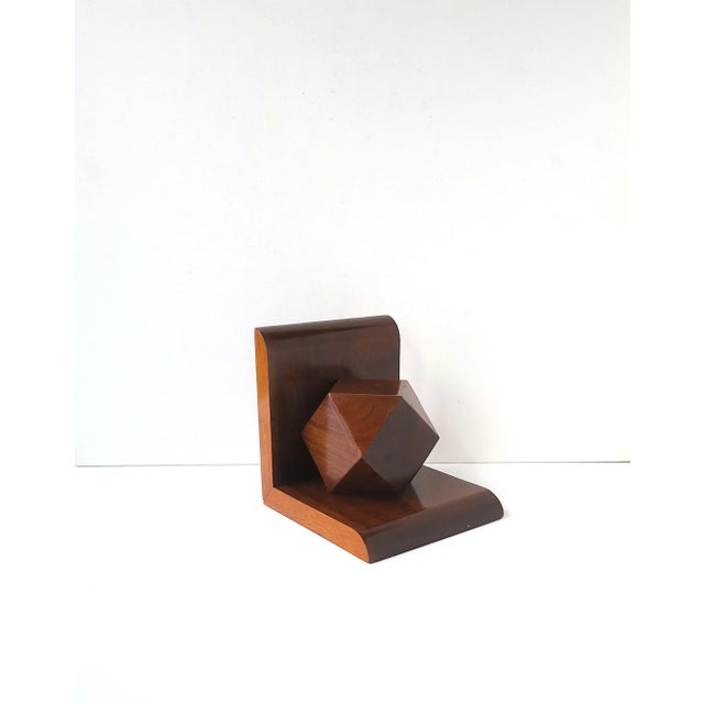 Mid 20th Century Art Deco Wood Bookend For Sale - Image 5 of 10