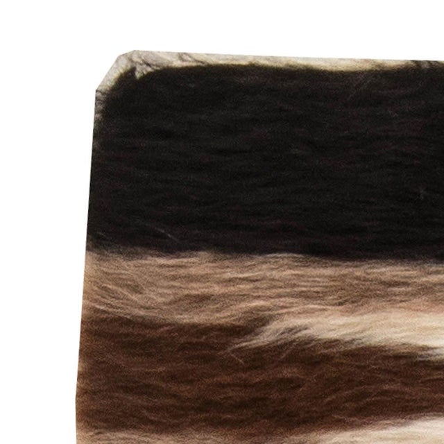 Textile Taurus Collection Striped Goat Hair Rug by Doris Leslie Blau For Sale - Image 7 of 8