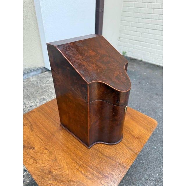Antique English George III Period Knife Box/ Cutlery Box For Sale - Image 4 of 12