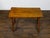 Italian 19th Century Walnut Console Table with Column Legs and Iron Stretchers For Sale - Image 10 of 12