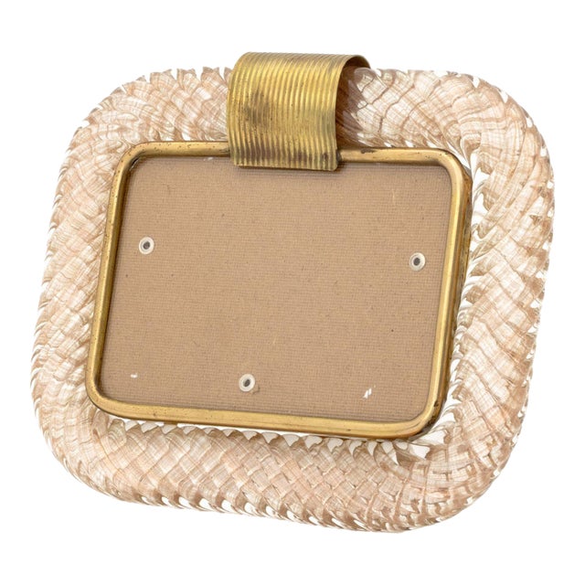 Barovier & Toso Murano Glass Picture Frame For Sale