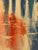 1970s Mid-Century Impressionist Rainy Cityscape by W. Amion – Heavy Slate Blue Frame For Sale - Image 5 of 15