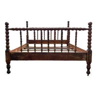 Vintage Full Size Jenny Lind Spindle or Spool Bed Spool Bed by Wood Products Co For Sale