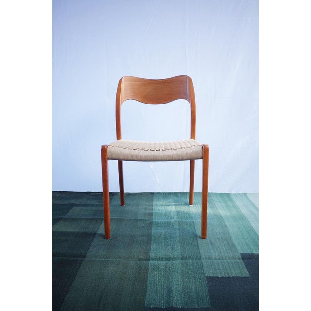 Danish Teak Chairs Model 71 by Niels O. Møller, 1960s, Set of 4 For Sale - Image 13 of 18