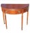 19th Century Federal Hepplewhite Mahogany Demi-Lune Flip-Top Console Card Table For Sale In Washington DC - Image 6 of 8