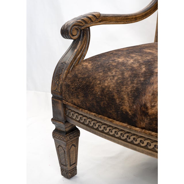 Traditional Montana Hair on Hyde Lounge Chair For Sale - Image 3 of 3