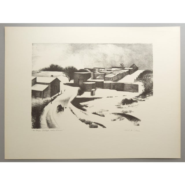 A signed offset lithograph by Kenneth Miller Adams (1897–1966), one of the most celebrated painters and printmakers of the...