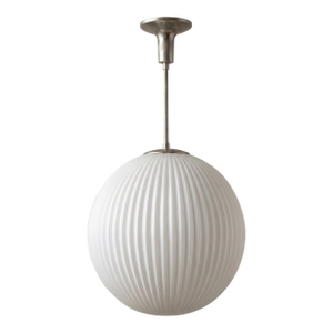 Vintage Louis Kalff Per Philips – Lampada a Sospensione in Vetro Opalino, Anni ’60