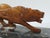 Art Deco Panther in Walnut and Marble, 1920s-1930s For Sale - Image 4 of 11
