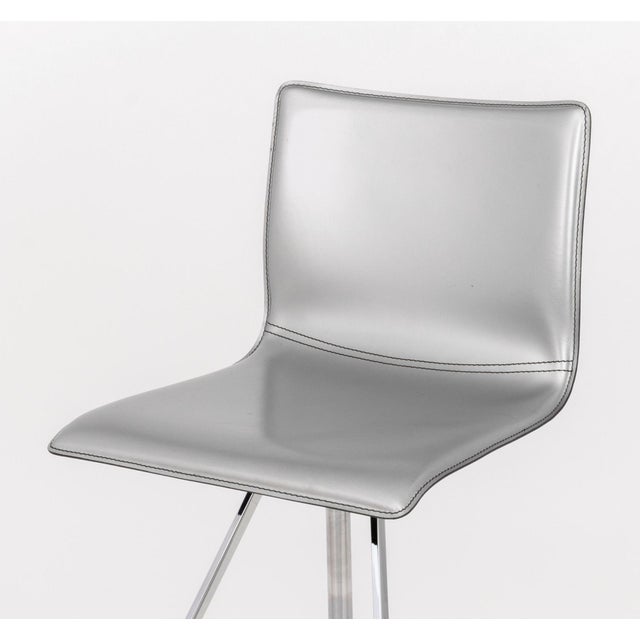 Metal Cattelan Italia "Toto" Adjustable Bar Stools, 6 For Sale - Image 7 of 11