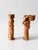 Mid-Century Wood Folk Art Basket Carrying Figures For Sale - Image 9 of 10
