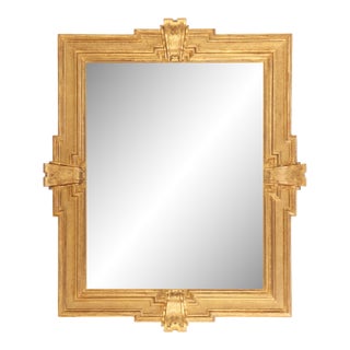 71" Italian Gilt Wood Mirror, C. 1890 For Sale