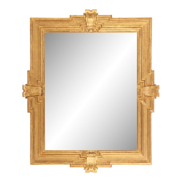 71" Italian Gilt Wood Mirror, C. 1890 For Sale