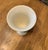 Mid-Century Modern Vintage MCM Wedgewood White W Blue Grape Leaves Trumpet Vase 8.5” For Sale - Image 3 of 4