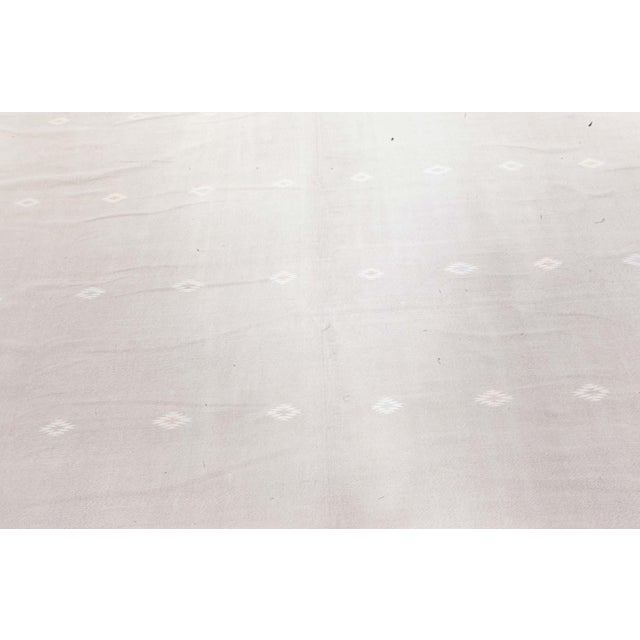 Doris Leslie Blau Vintage Indian Dhurrie Rug For Sale - Image 4 of 8