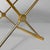 Italian Modern Stools in Gilt Metal and White Fabric, 1980s, Set of 2 For Sale - Image 15 of 18
