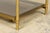 Mid-20th Century French Neoclassical Coffee Table With Brass & Glass For Sale - Image 11 of 17