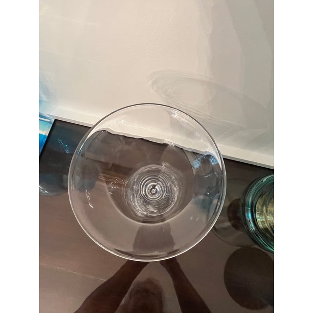 Late 20th Century Late 20th Century Colonial Williamsburg Reproduction Glass "Teardrop Vase" For Sale - Image 5 of 9