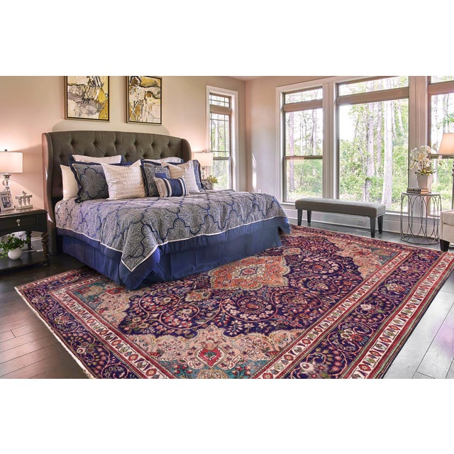 Elevate your home with the timeless beauty of a handmade Persian rug, renowned for its exceptional craftsmanship, rich...