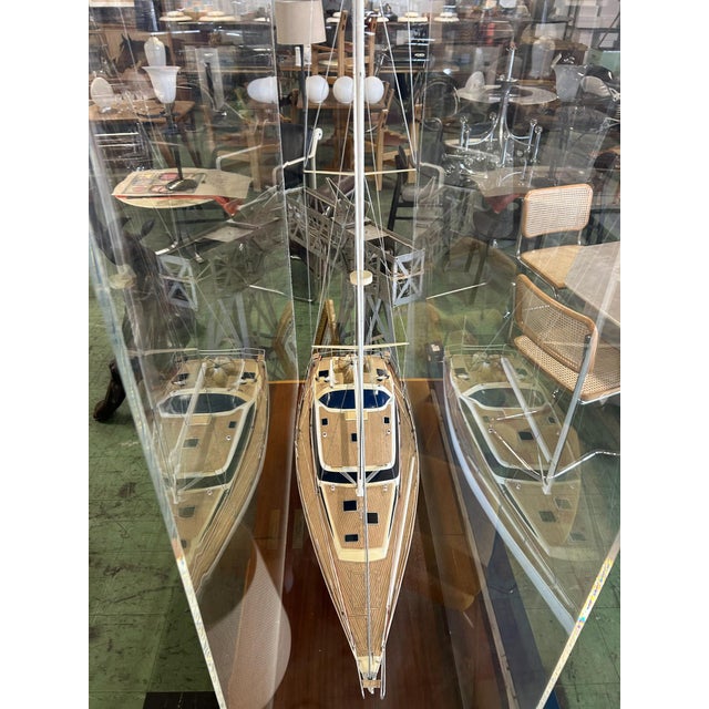Model Boat by J.M. Viant, 2000s For Sale - Image 7 of 9