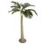 Mario Torres Vintage 1960s Plaster Palm Tree Floor Lamp W/ Metal Bullet Shade - Tropical Tiki Island Beach Decor - Mario Torres Style For Sale - Image 4 of 18
