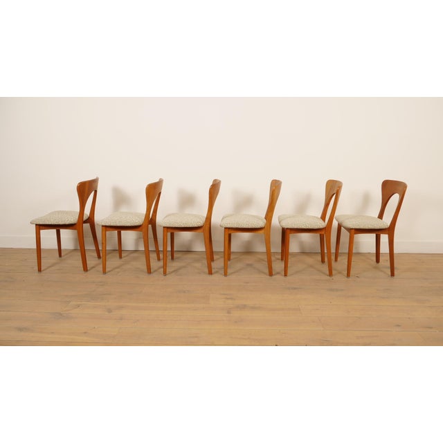 Niels Koefoed Teak Peter Dining Chairs by Niels Koefoed for Koefoeds Hornslet, Set of 6 For Sale - Image 4 of 16