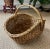 Mid 20th Century Mid 20th Century French Large Rattan Market Basket For Sale - Image 5 of 10