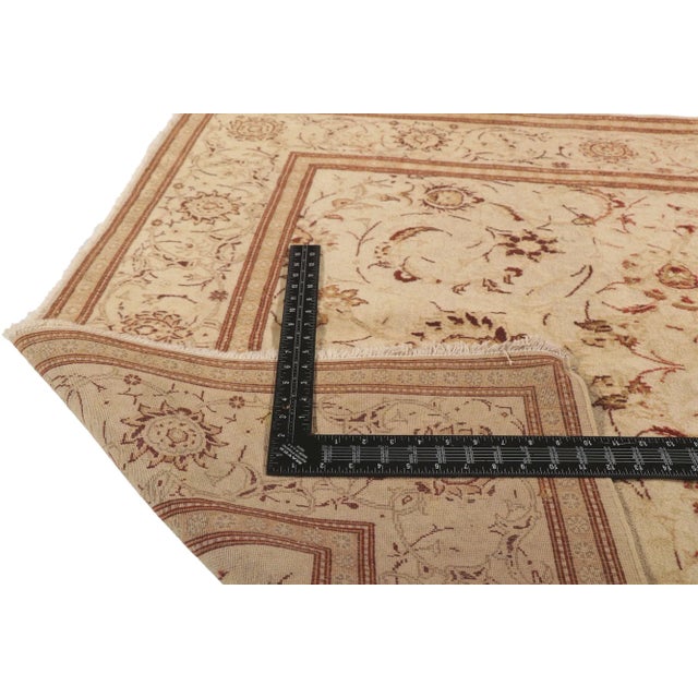 Early 20th Century Antique Persian Kashan Rug - 04'03 x 07'01 For Sale - Image 5 of 8