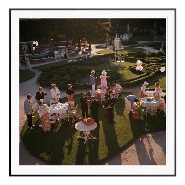 Slim Aarons, Garden Party, 1970, Colour Photograph For Sale