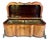 Amber Antique French Tea Caddy With Lock and Key For Sale - Image 8 of 10