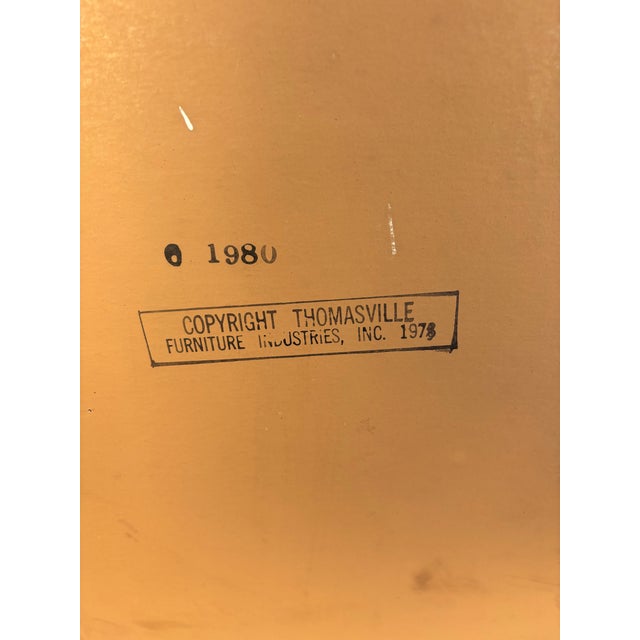 Vintage Huntley by Thomasville French Provincial 9-Drawer Dresser Sideboard Buffet. Height: 32 inches Width: 72 inches (6...