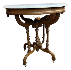 East Lake Marble Top Parlor Table
