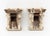 Cream Neoclassical Carved Wood Wall Brackets, Pair For Sale - Image 8 of 8