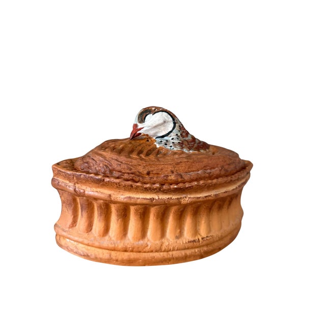 Pillivuyt et Cie Vintage Pillivuyt Partridge Terrine – French Porcelain Game Bird Pâté Dish – 8.75” For Sale - Image 4 of 8
