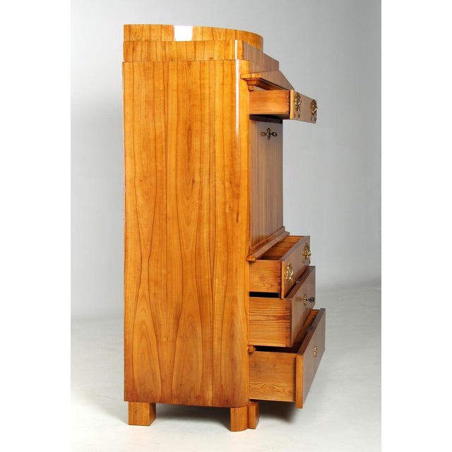 Antique Biedermeier Secretary, 1830s For Sale - Image 15 of 18