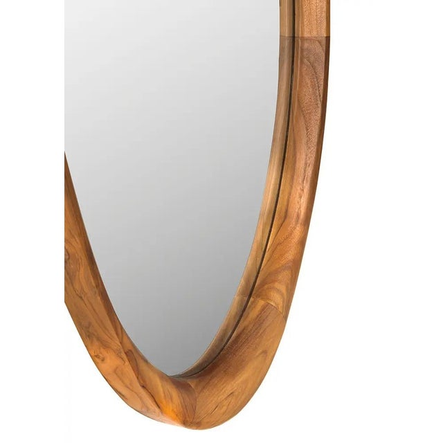 Noir NOIR Chloe Mirror, Teak For Sale - Image 4 of 6