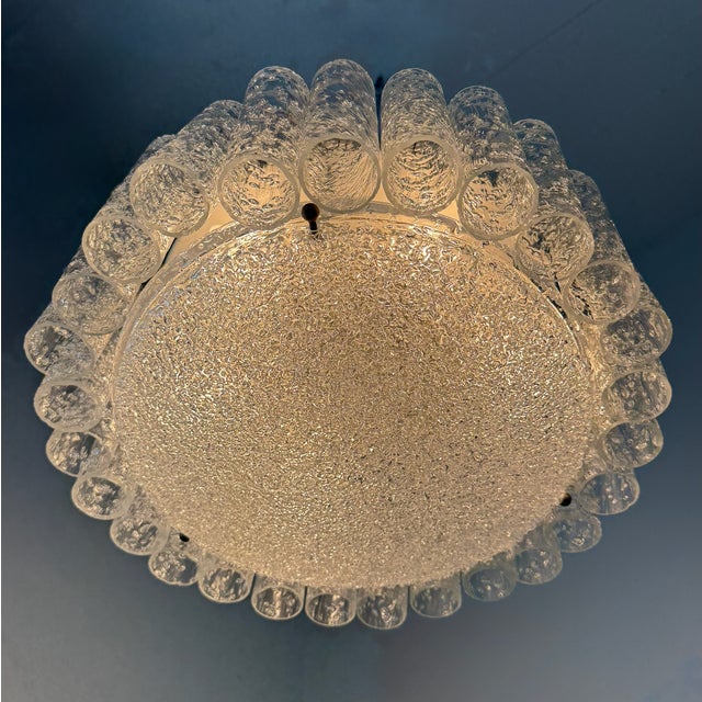 For sale is a museum-quality, highly elegant designer ceiling light (flush mount) from the German premium manufacturer...