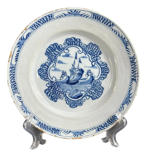 Dutch Delft Charger, 1750-1780