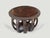 Wood Wabi Sabi African Round Side Table For Sale - Image 7 of 7