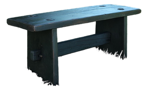 Yakisugi Charred Finish- Unique Reclaimed Barn Wood Bench, Entry, Bedroom, Garden, Hall,