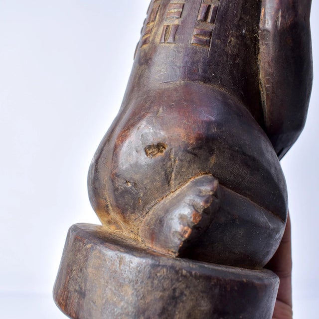 Early 20th Century Kongo Maternity Figure on Base For Sale - Image 15 of 17