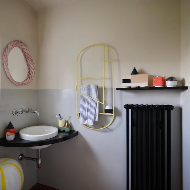 Large Candy Mirror in Striped Glass by Studio Berg For Sale - Image 13 of 14