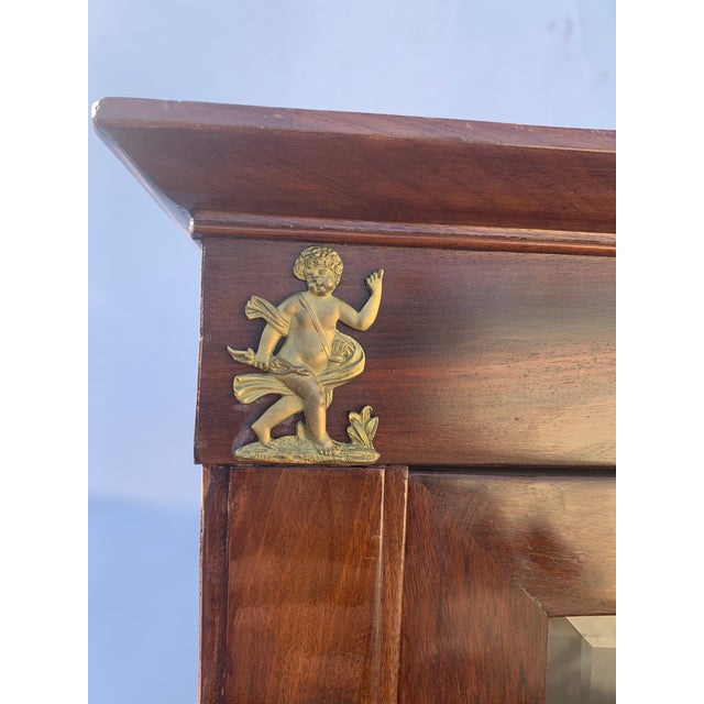 1800s Jacob Fréres Rue Muslee Empire Mahogany Secretary Bookcase For Sale In Los Angeles - Image 6 of 12