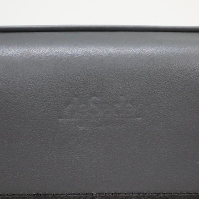 Black DS 2030 Lounge Chair in Leather by Hans Eichenberger for de Sede, 1980s For Sale - Image 8 of 12