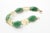 Metal Chinese Gold Characters Aventurine Quartz Gold Bracelet For Sale - Image 7 of 7